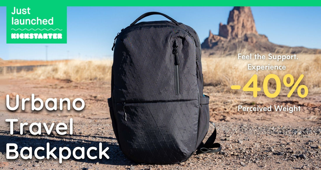 Maze Fathom® Urbano Travel Backpack: A Re-Invented Backpack That Reduces Perceived Weight by 40% with AeroSumo Ergonomics