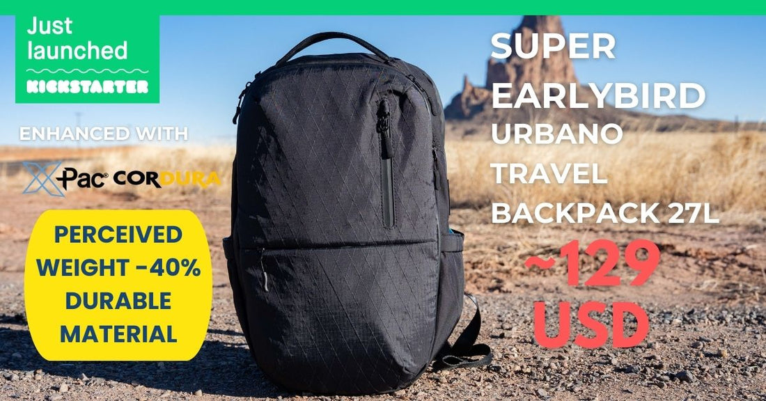 Maze Fathom® Urbano Travel Backpack is now live on Kickstarter!
