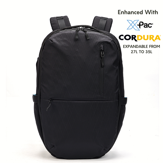 Urbano Travel Backpack Expandable from 27L to 35L Xpac + Cordura